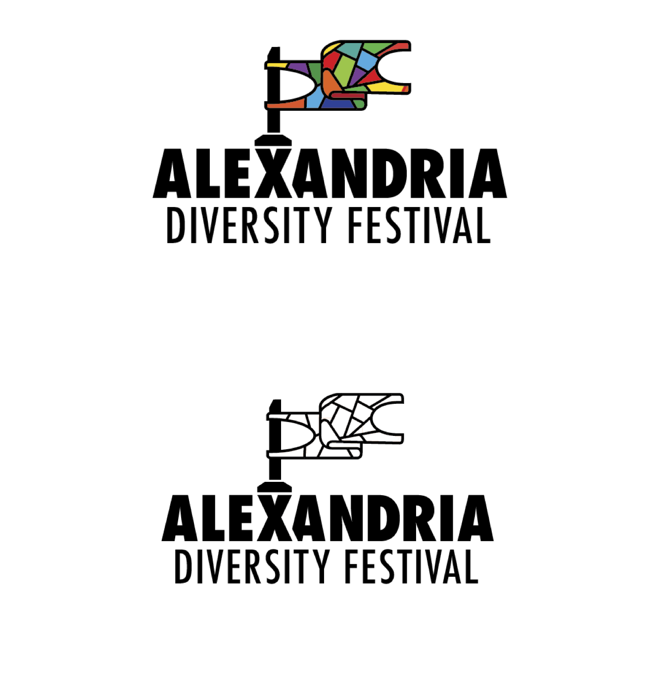 Logo for Alexandria Diversity Festival
